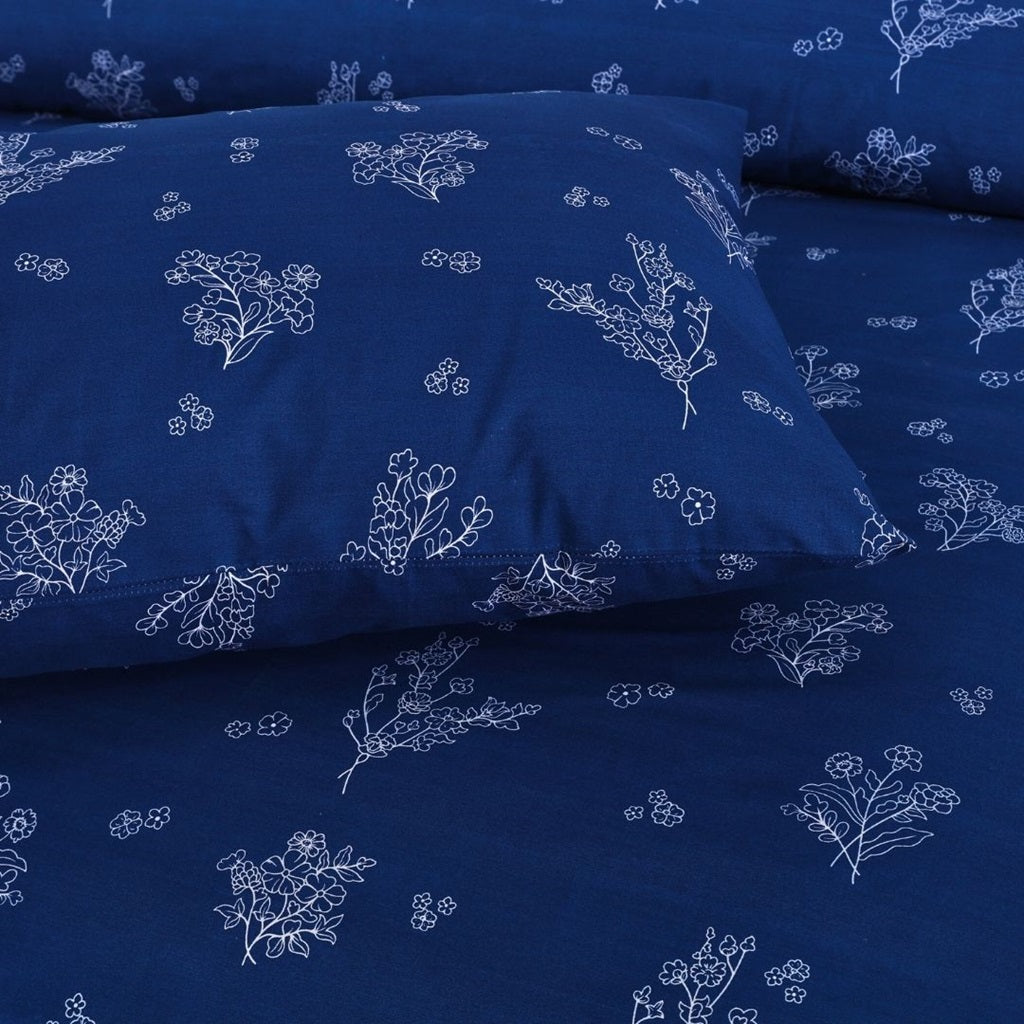 Euphoria 3 Pcs Bedding Set Navy