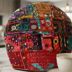 Eximious 1 Pc Tea Cozy Set Maroon