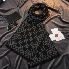 Fendi Wool Scarf Black
