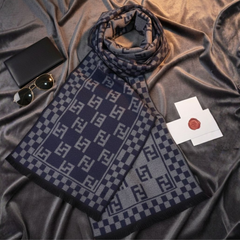 Fendi Wool Scarf Blue