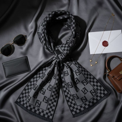 Fendi Wool Scarf Grey