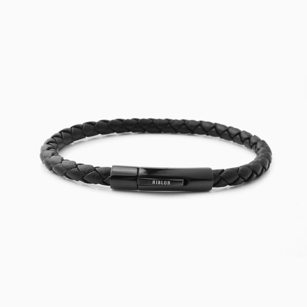 Riblor Leather Bracelet Fabio Black And Black