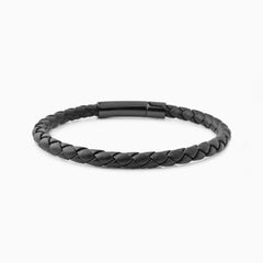 Riblor Leather Bracelet Fabio Black And Black