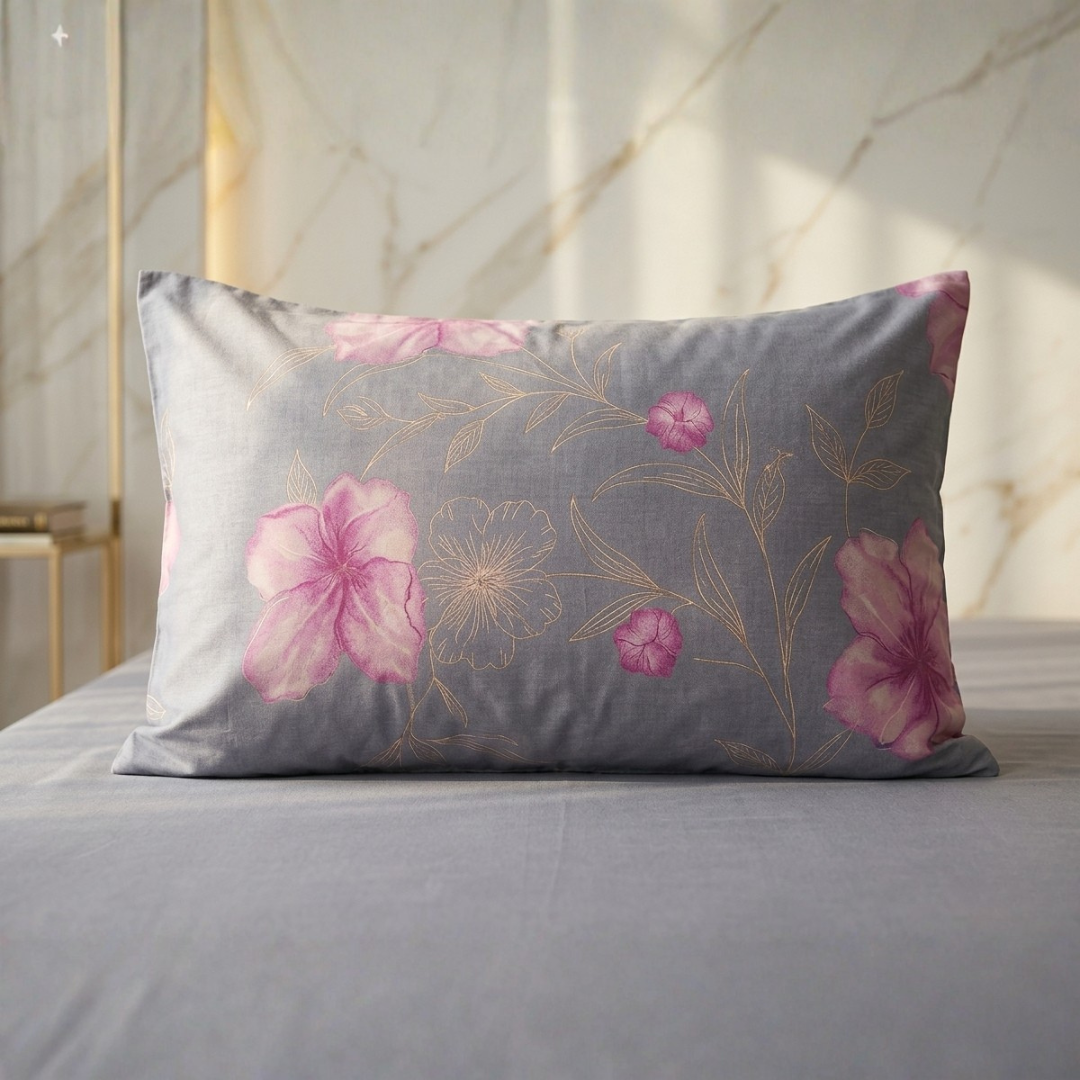 Facile 3 Pcs Bedding Set Grey