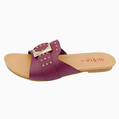 Fancy Ladies Chappal Maroon