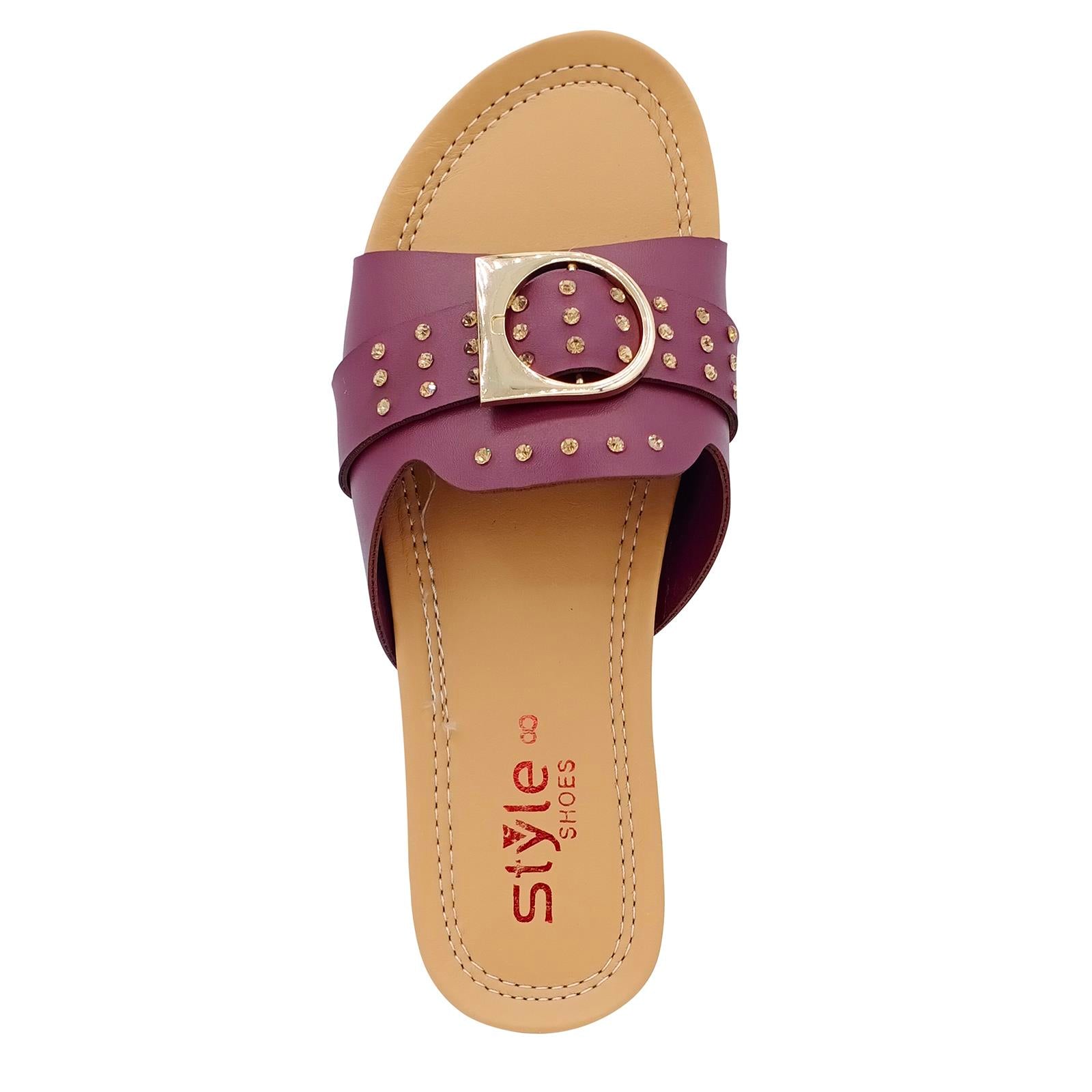 Fancy Ladies Chappal Maroon