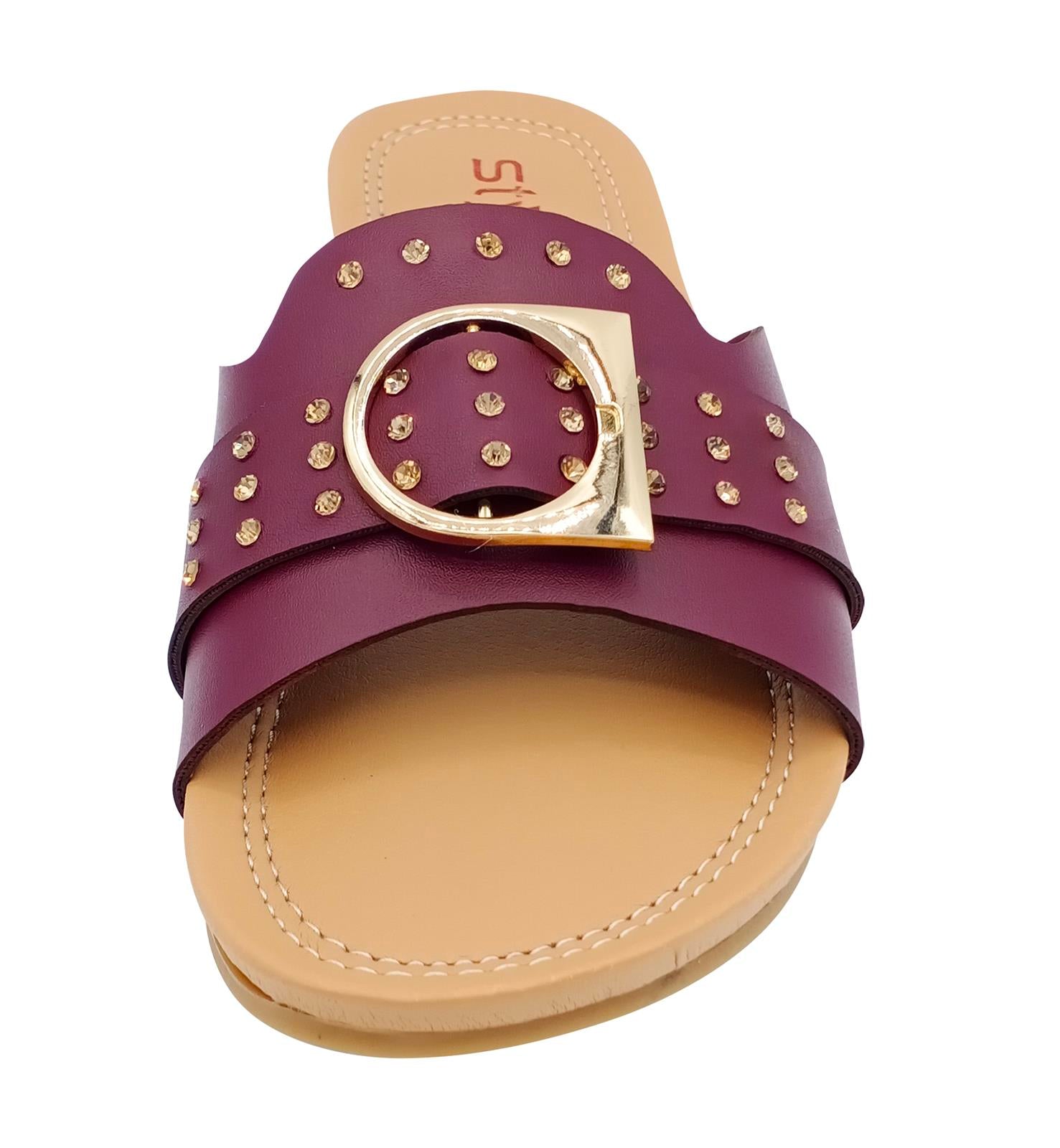 Fancy Ladies Chappal Maroon