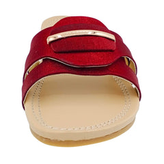 Fancy Ladies Chappal Red