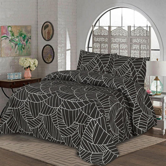 Fella 3 Pcs Bedding Set Black 1200