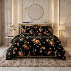 Fiasco 7 Pcs Comforter Set Black