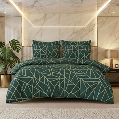 Fiasco 7 Pcs Comforter Set Hunter Green