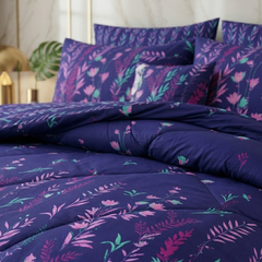 Fiasco 7 Pcs Comforter Set Royal Iris