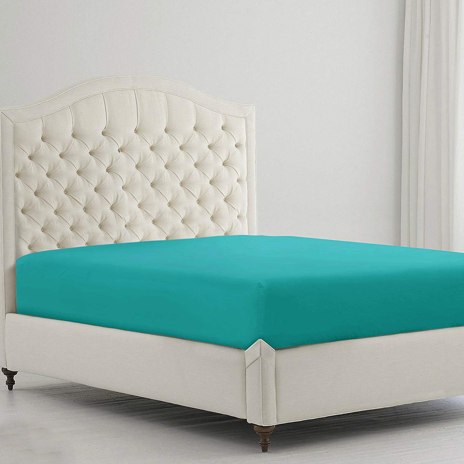 Fitted Sheet king Size In Turquoise