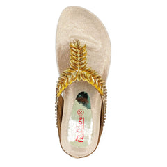 Flat Shoes for Ladies Cream