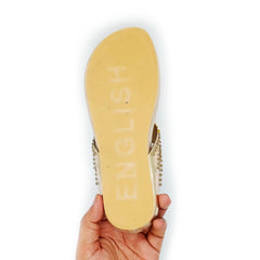 Flat Shoes for Ladies Cream