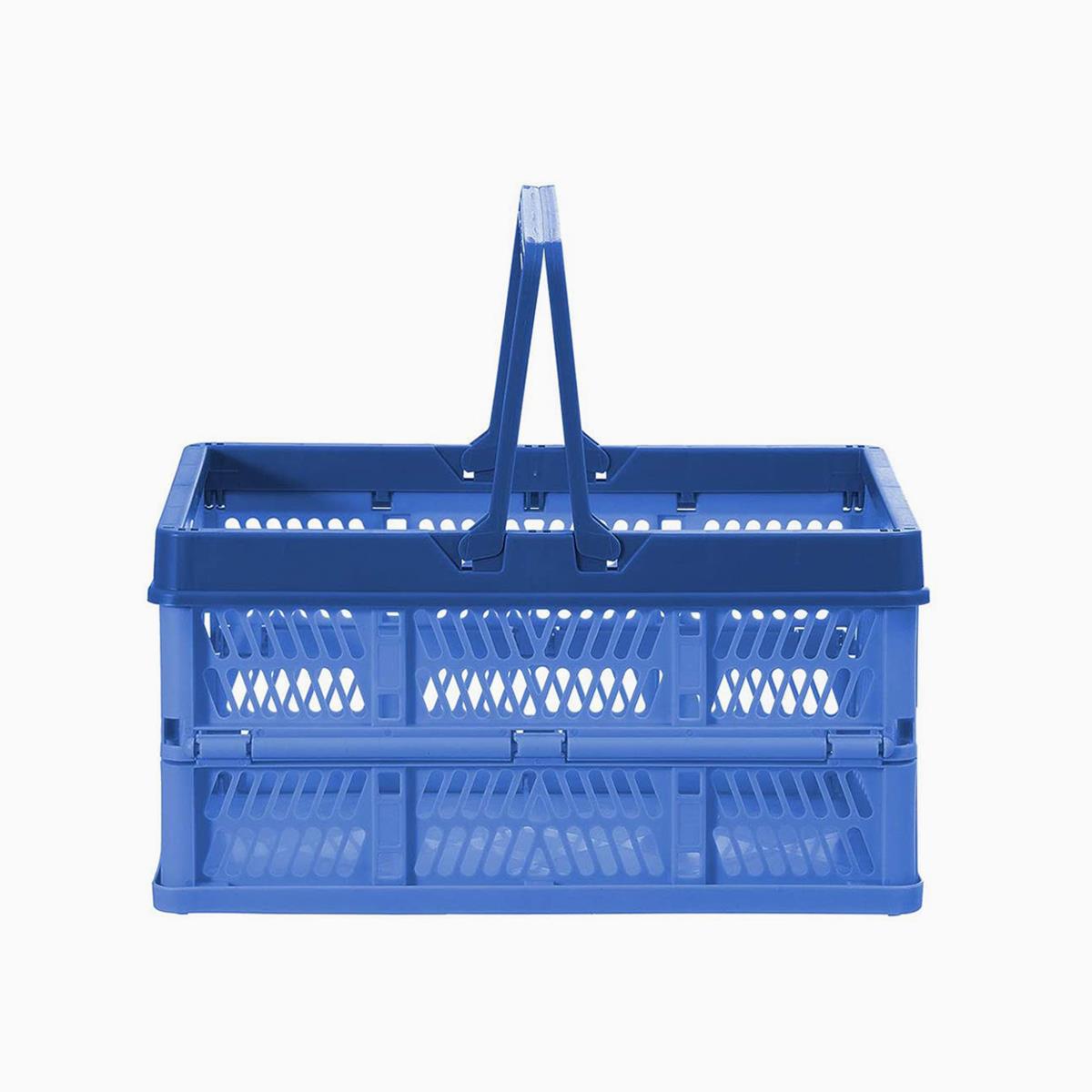 Foldable Storage Basket Blue