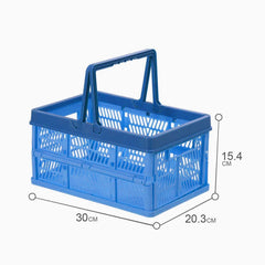 Foldable Storage Basket Blue