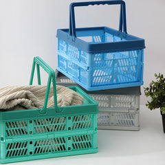 Foldable Storage Basket Blue