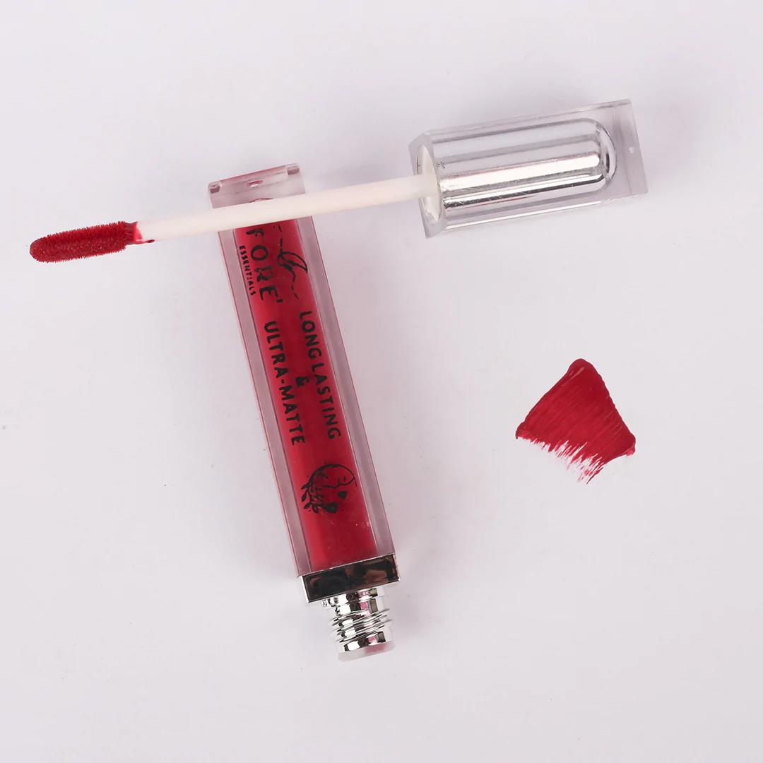 Fore Essentials Long Lasting Matte Liquid Lipstick - Berry Me