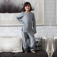 Full Sleeves T-shirt and Trouser Set Grey