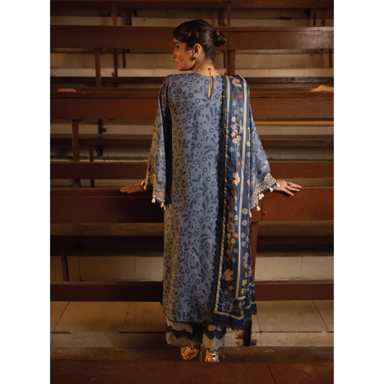 Gamze 3PC Unstitched Embroidered Suit (Eid Edition)