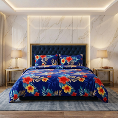 Gauche 3 Pcs Bedding Set Blue