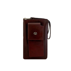 Giovanni Valentino Leather Long Wallet