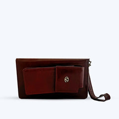 Giovanni Valentino Leather Long Wallet