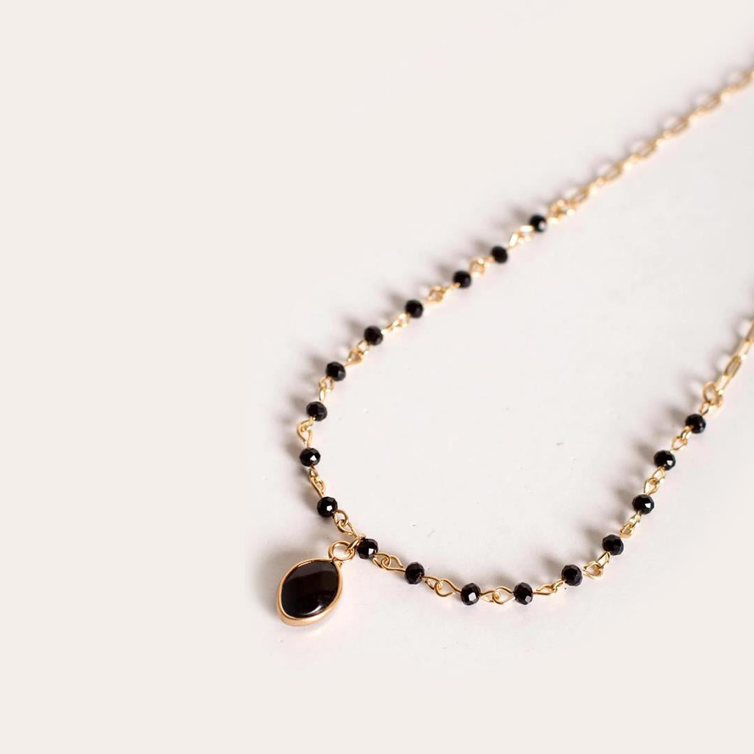 Giulia Necklace Black