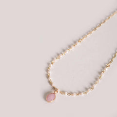 Giulia Necklace Pink