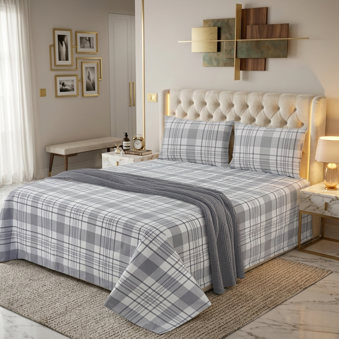 Gizmo 3 Pcs Bedding Set Grey