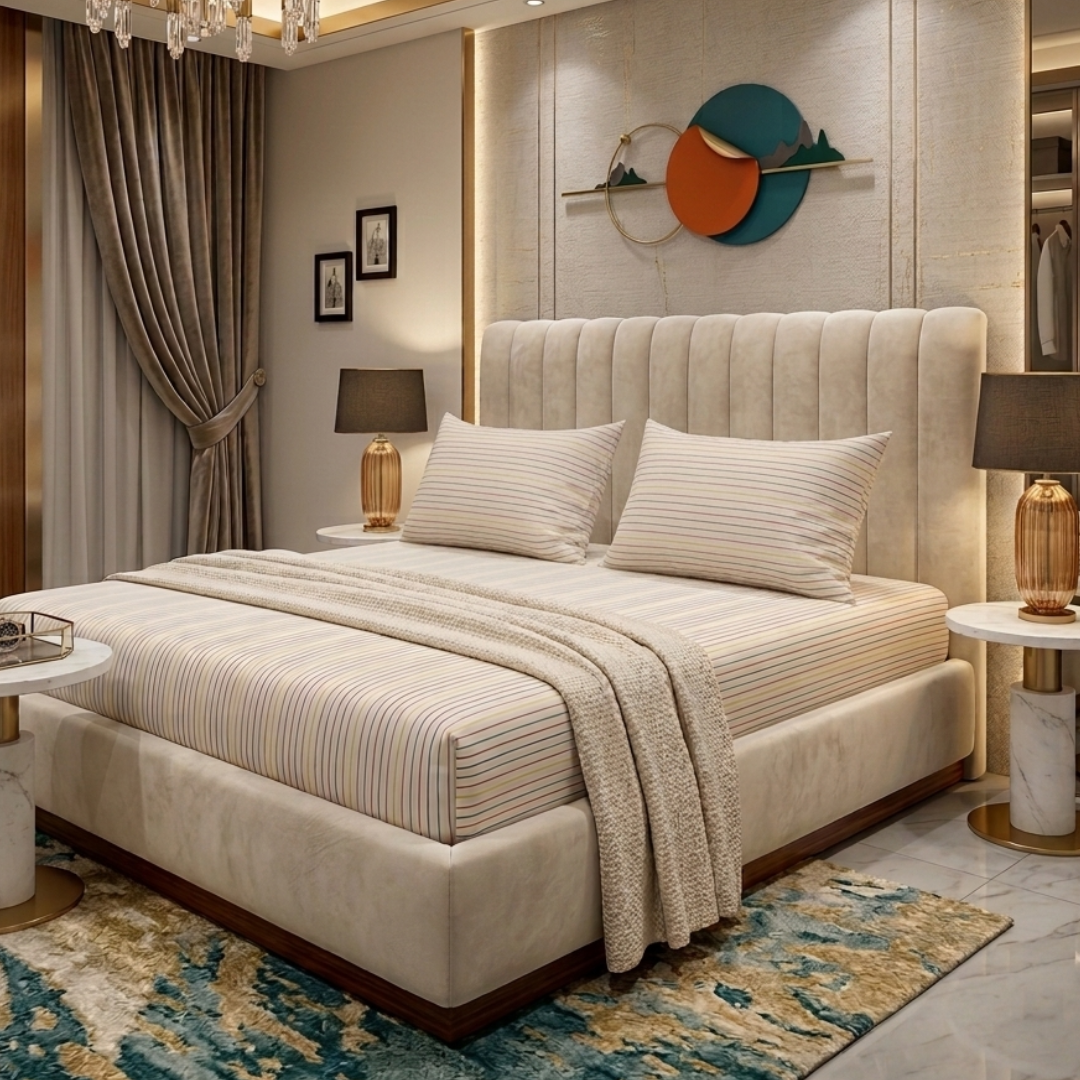 Gizmo 3 Pcs Bedding Set Striped Blue