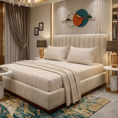 Gizmo 3 Pcs Bedding Set Striped Blue