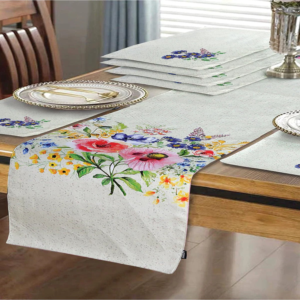 Gracious Garden 9 Pc Table Runner Set