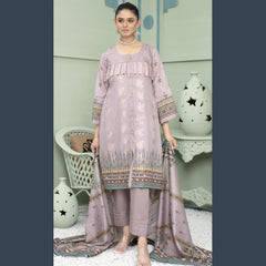 Gul Ahmed 3 Pcs Unstitched Embroidered Lawn Suit Dove Charm