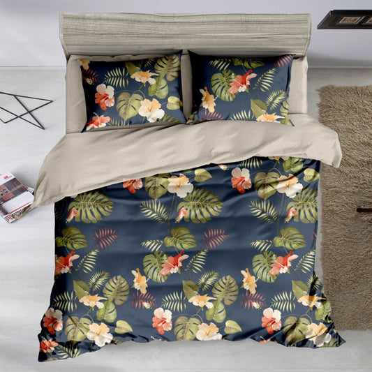 Hella 3 Pcs Bedding Set Navy Blue 1024