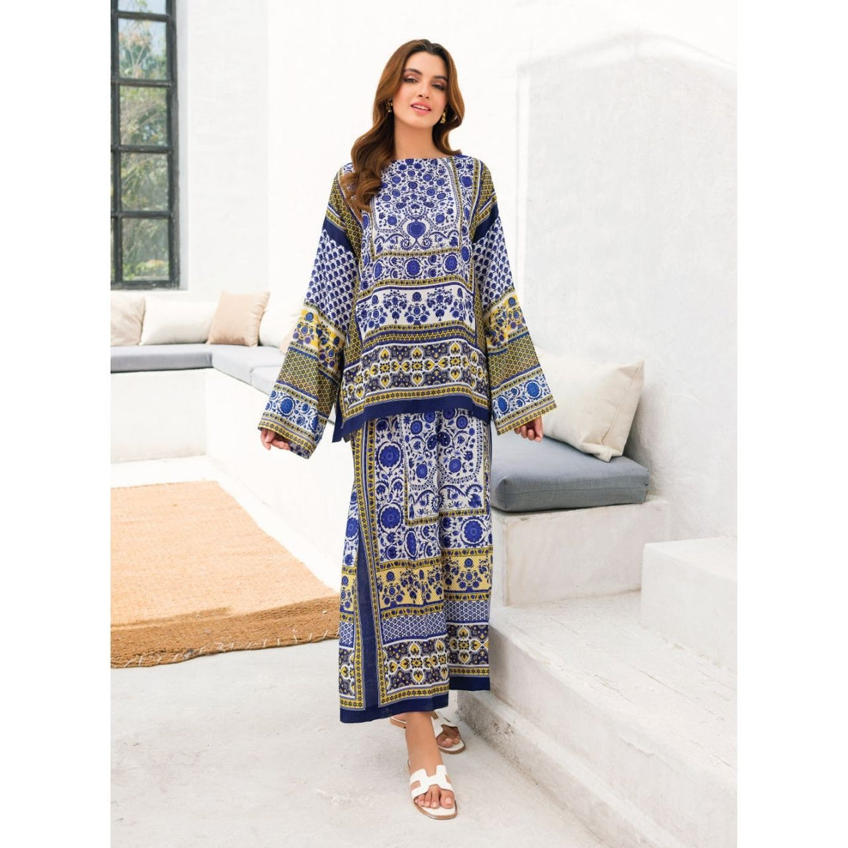 Helmi 2 Pcs Embroidered Stitched Suit