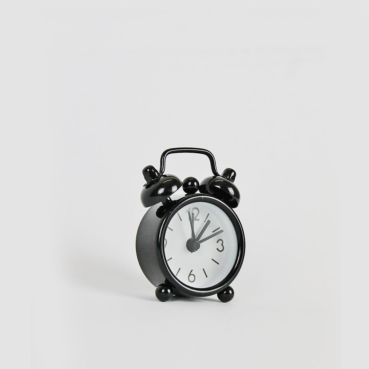 Hudson Mini Tabletop Clock Black