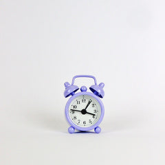 Hudson Mini Tabletop Clock Purple