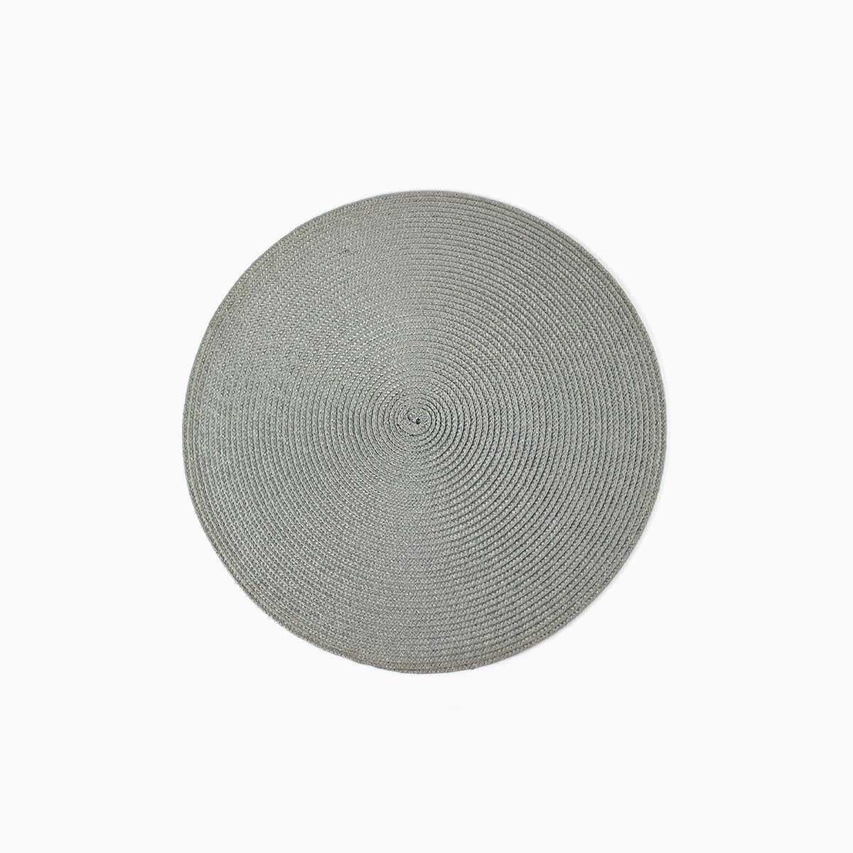 Hyde Round Table Mat Charcoal