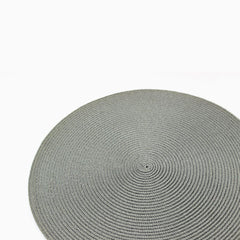 Hyde Round Table Mat Charcoal