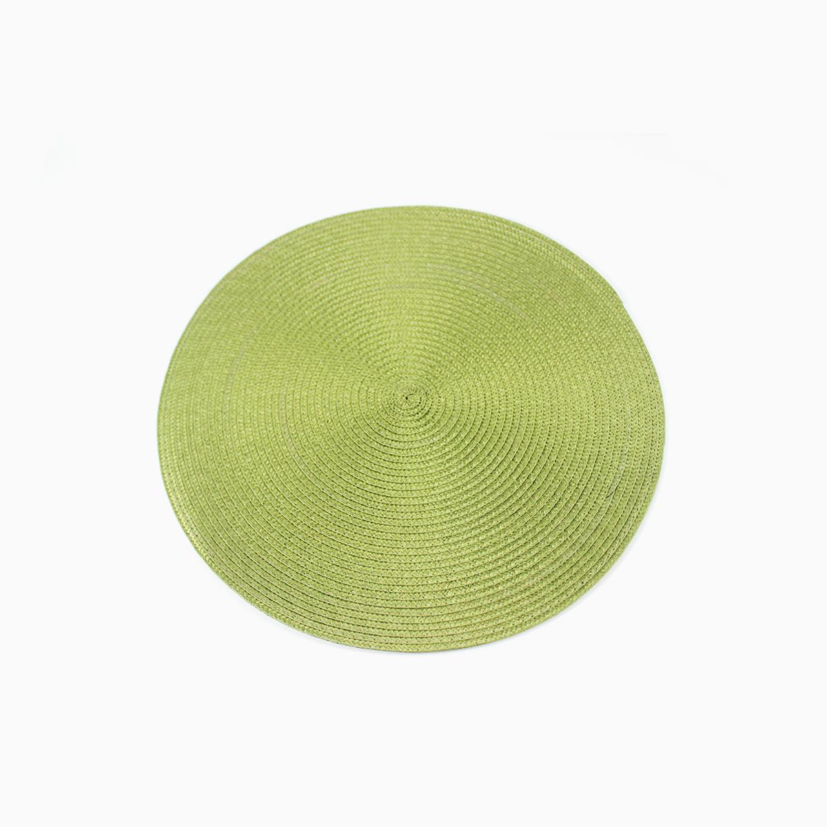 Hyde Round Table Mat Green