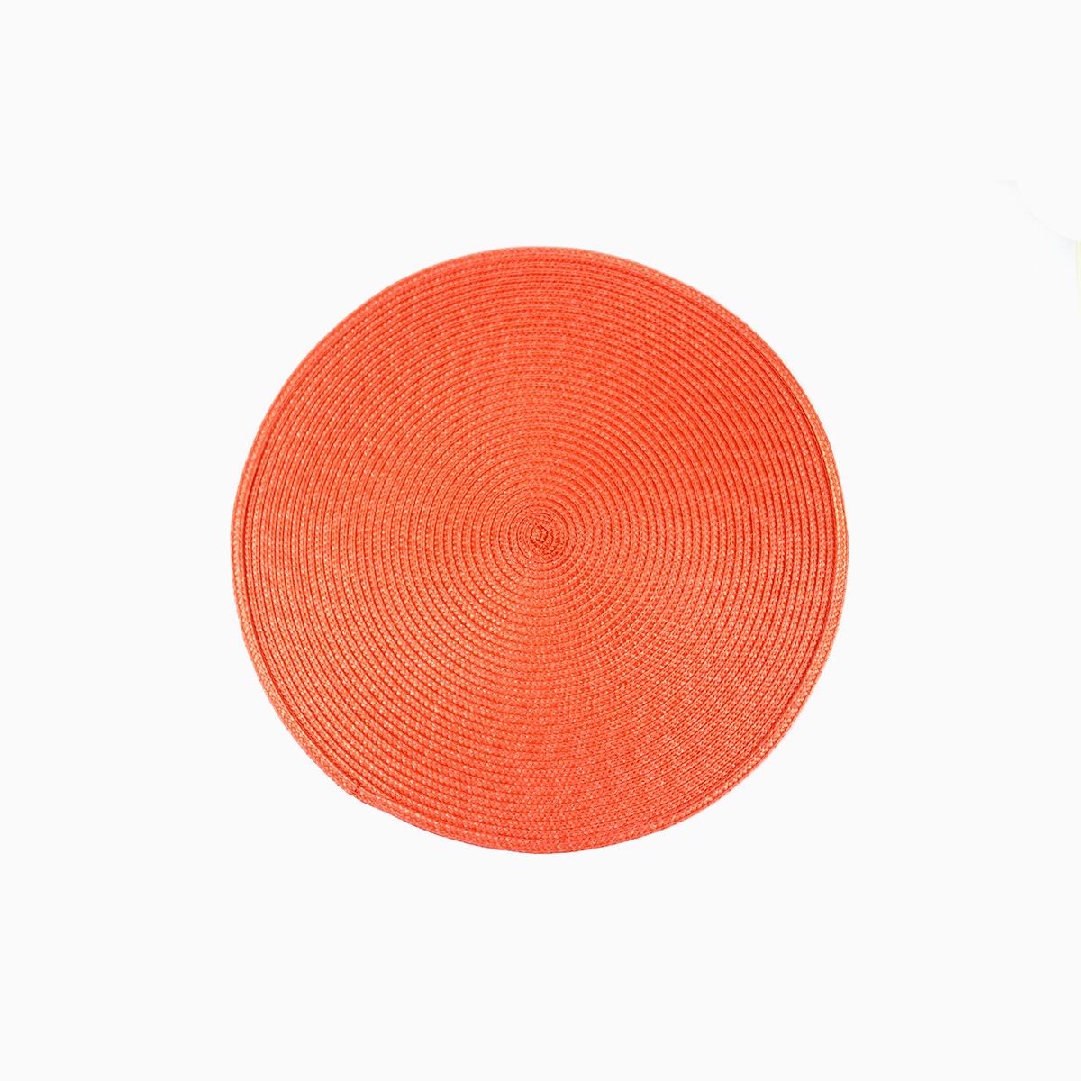 Hyde Round Table Mat Orange