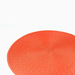 Hyde Round Table Mat Orange