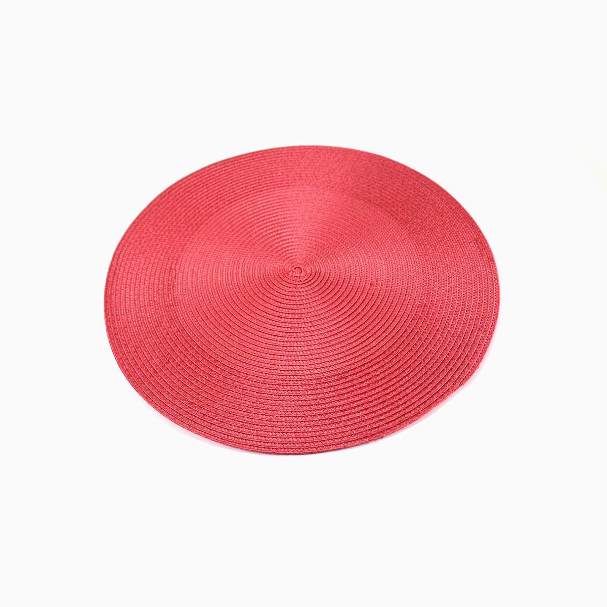 Hyde Round Table Mat Pink