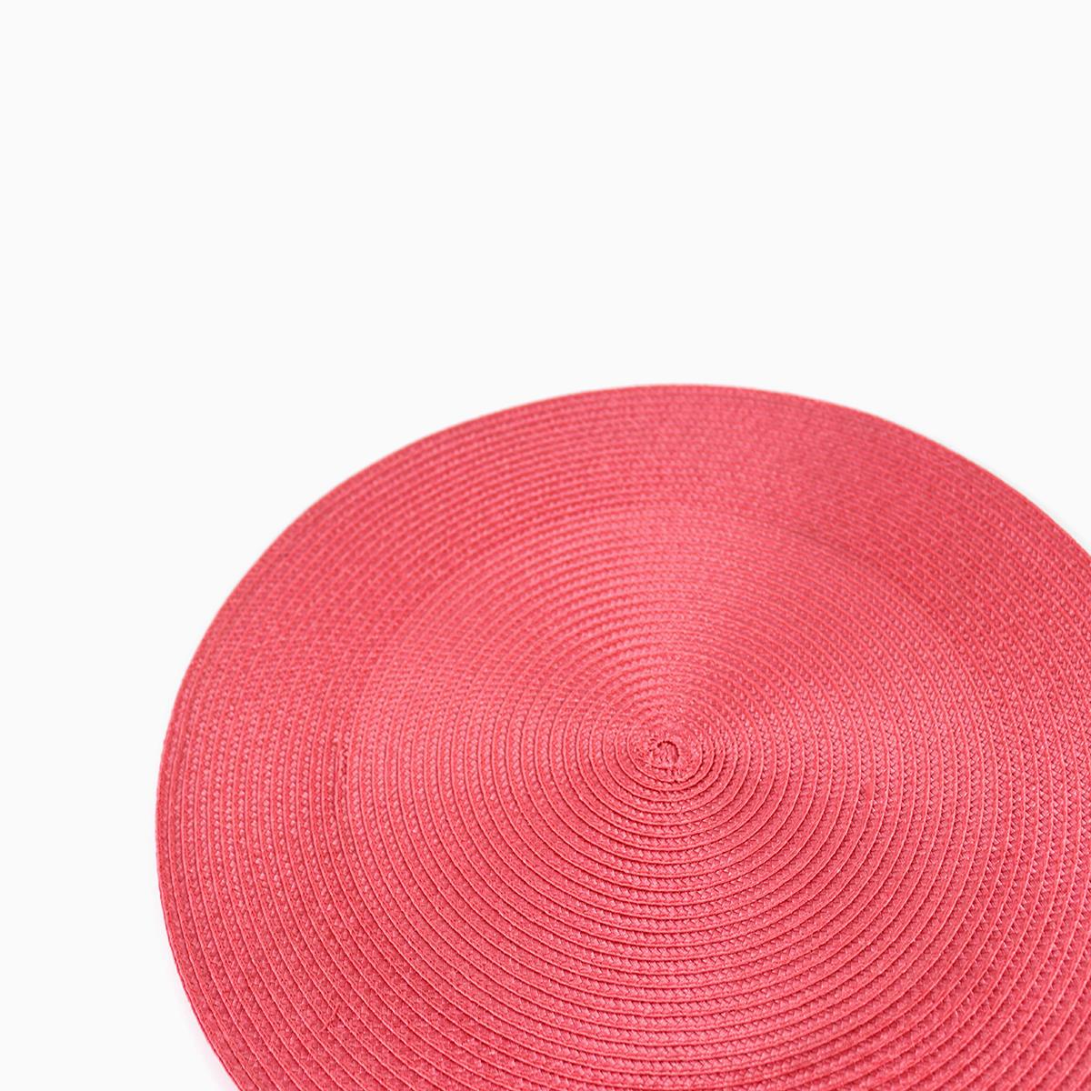 Hyde Round Table Mat Pink