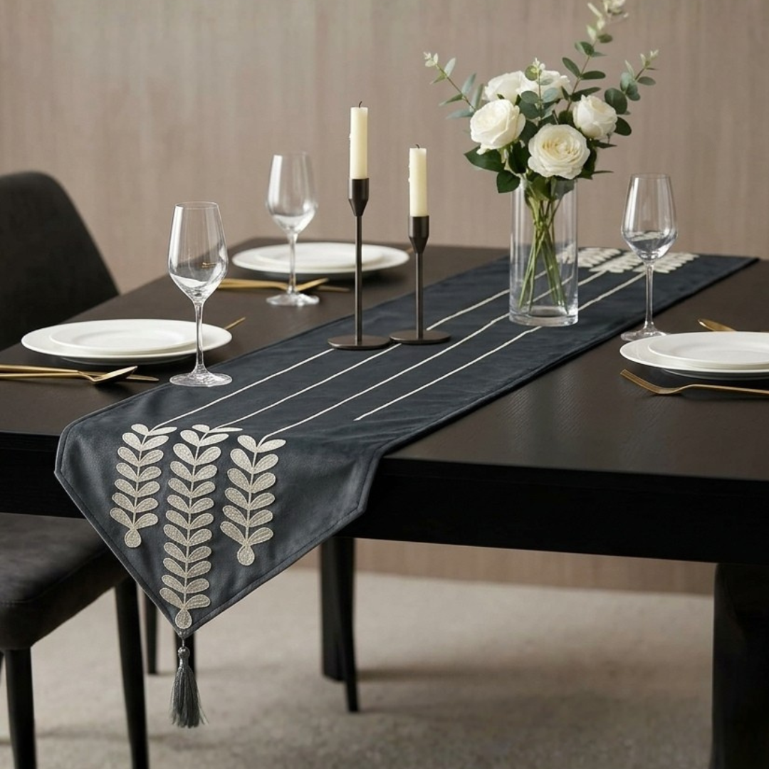 Ice Patels 1 Pcs Embroidered Table Runner