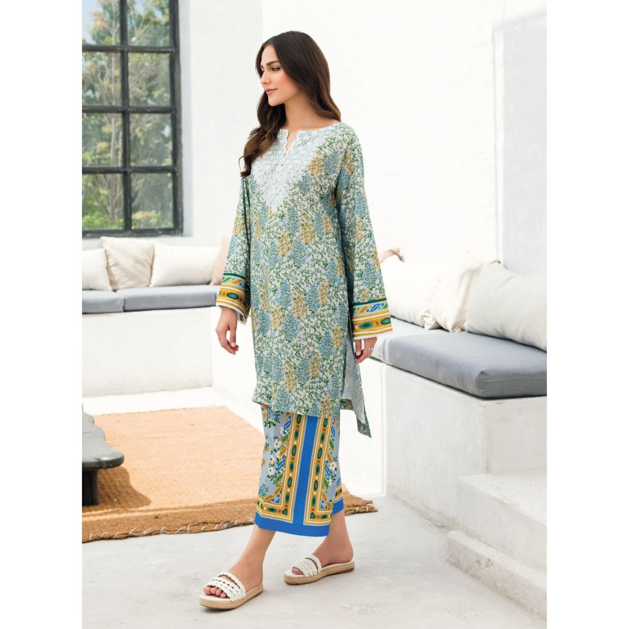 Ilona 2 Pcs Embroidered Stitched Suit