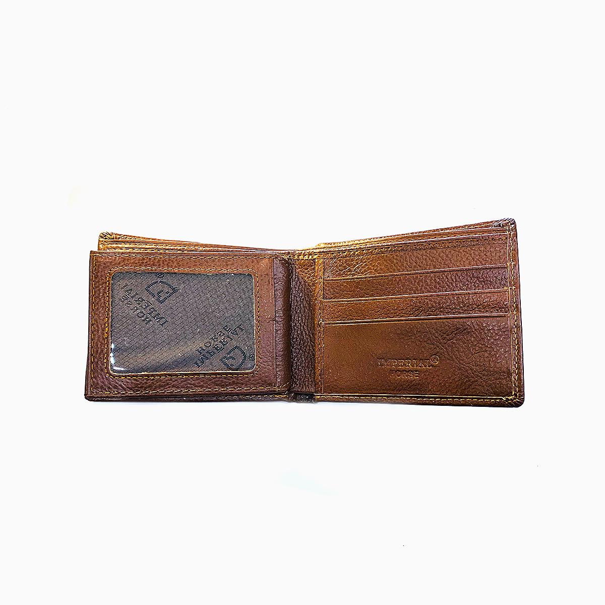 Imperial Horse Leather Billfold Wallet Brown