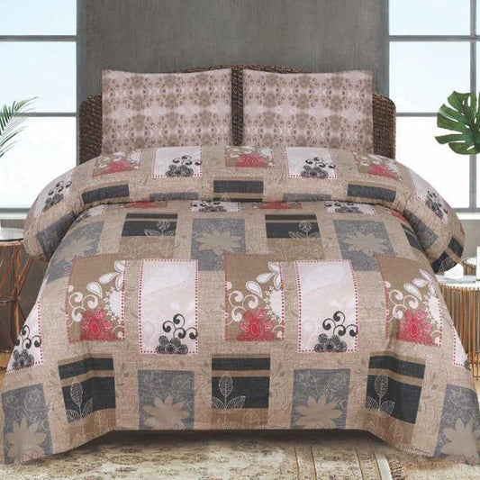 Jaimie 3 Pcs Bedding Set Brown 800